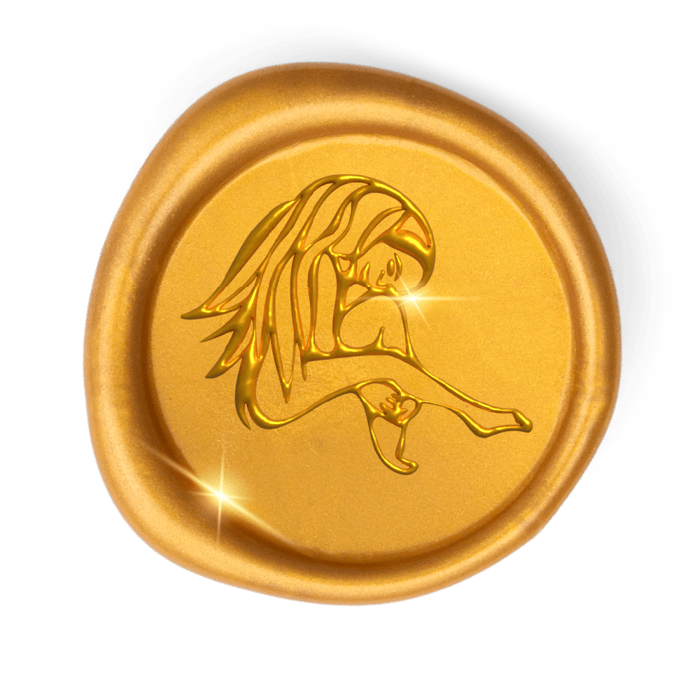 Custom queen icon representing the Casa Malka brand