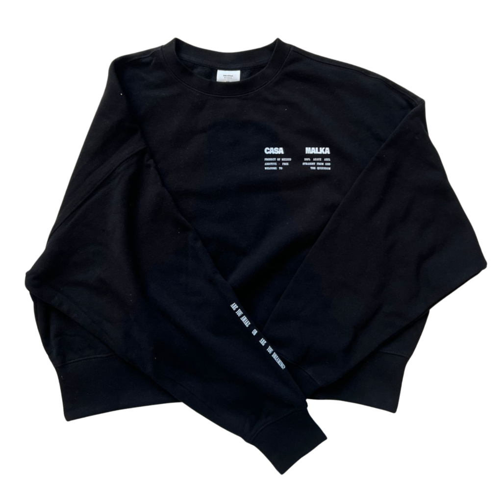 Casa MalkaCrewneck Black V1
